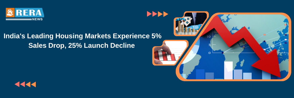 India's Leading Housing Markets Experience 5% Sales Drop, 25% Launch Decline